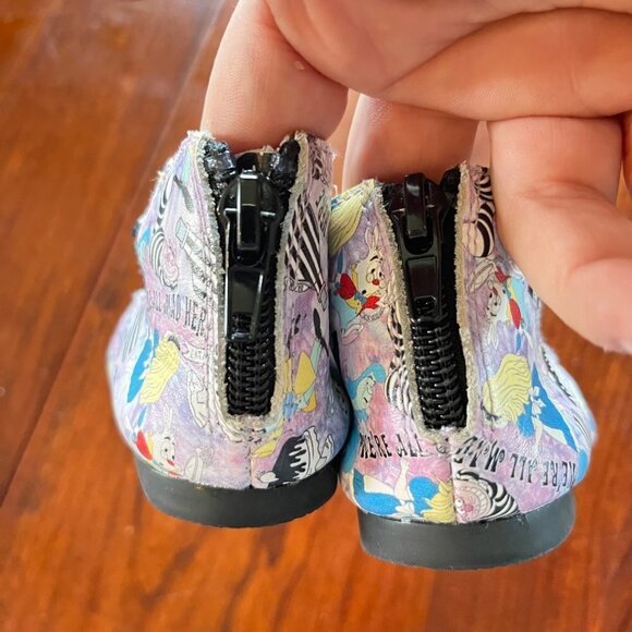 Spellbound Soles Kids Alice in Wonderland Flat Shoes- Size 6 - Picture 5 of 7